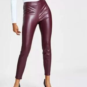 Bar III Women's Soft Faux-Leather Leggings